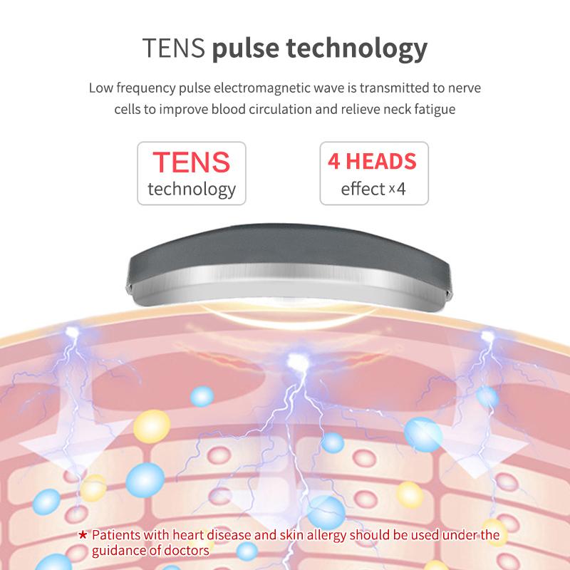 KLASVSA 3D умный электрический массажер для шеи и плеч, импульсный шейный позвонок, физиотерапевтический массаж, облегчение боли