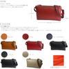 7645-OK Made in Japan Genuine Leather Shoulder Bag for Women, Cowhide Leather Wallet with Double Zipper, Convenient Storage, Popular, Easy to Use,