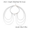Multi Layer Imitation Pearl Shoulder Chain Gold Chain Shoulder Body Chain  Fashion Events