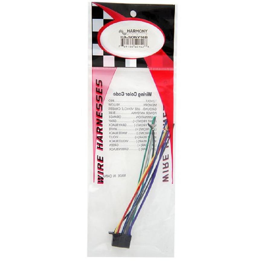 Sony MEX-N5000BT Aftermarket Stereo Radio Receiver Replacement Wire Harness