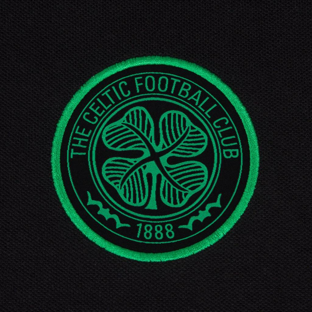 Celtic FC Boys Contrast Sleeves Polo Shirt