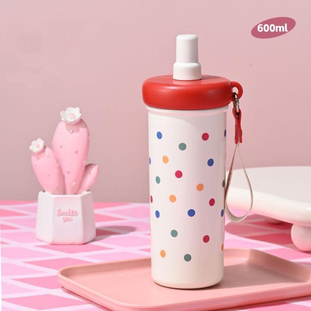 600ML Vacuum Cup 316 Stainless Steel Tumbler Portable Insulated Cup Office Workers