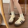 Dexun Обувь Летняя Обувь Dexun Женская Ретро Универсальная Дышащая Платформа Повседневная Спортивная Обувь для Скейтборда Круглый Носок