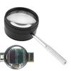 Optical 35X Handheld Magnifier Detachable Handle Magnifying Loupe  Observing Fine Objects