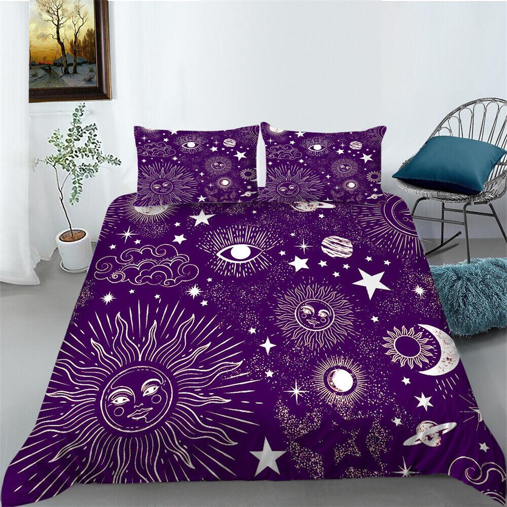 3D Skull Duvet Cover Bedroom Decor Youth Bedclothes Fashion Bedding Cover Suit