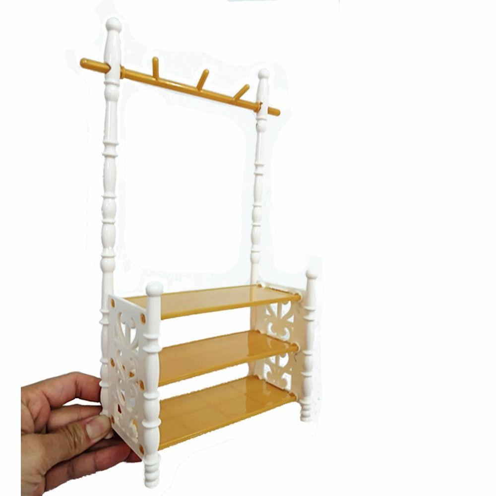 Dolls Accessories Doll Clothes Rack Plastic Dollhouse Furniture 15/20cm Cotton Doll