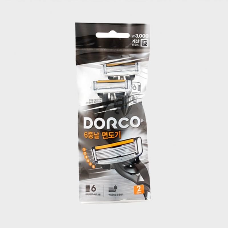 Daiso Doruko 6 Blade Male Shaver 2p