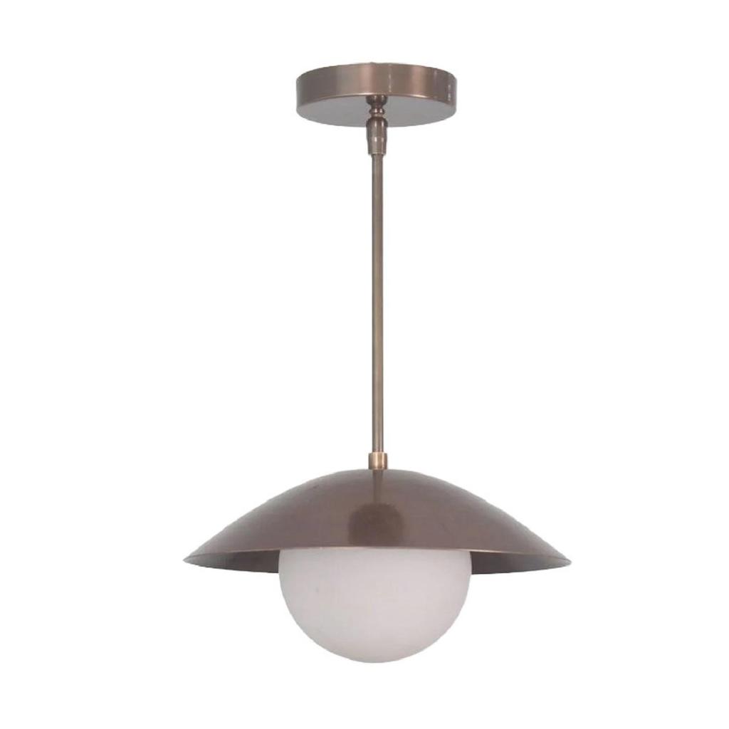 Одноплафонная люстра-спутник из латуни в стиле середины века, винтажный потолочный подвесной светильник