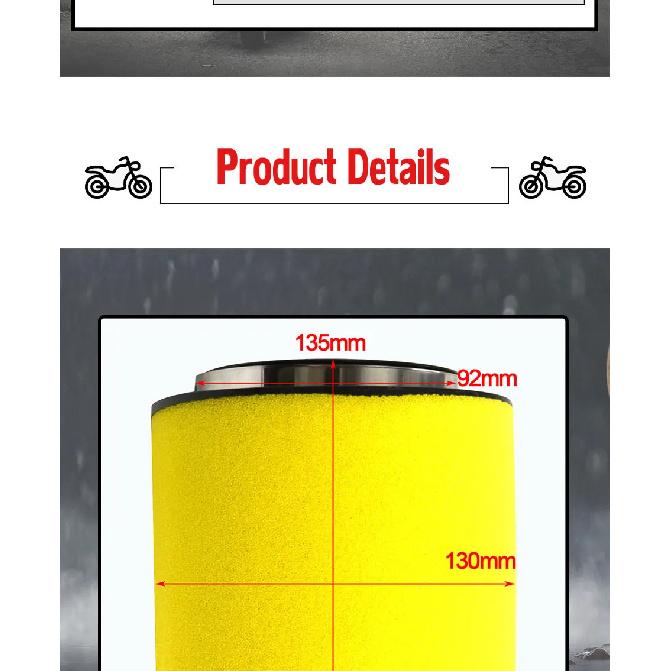 Motorcycle-Accessories Air Filter Cleaner Scooter For HONDA MUV700 TRX500TM TRX500FM TRX500FE TRX500FPE TRX500FPM SXS700M2
