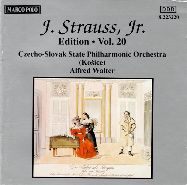 CD ИОГАНН ШТРАУС МЛ., СЛОВАЦКИЙ ГОСУДАРСТВЕННЫЙ ФИЛАРМОНИЧЕСКИЙ ОРКЕСТР - J. Штраус, мл.: Издание • Том. 20 8223220 Марко Поло 1991 Япония Классика Б/У