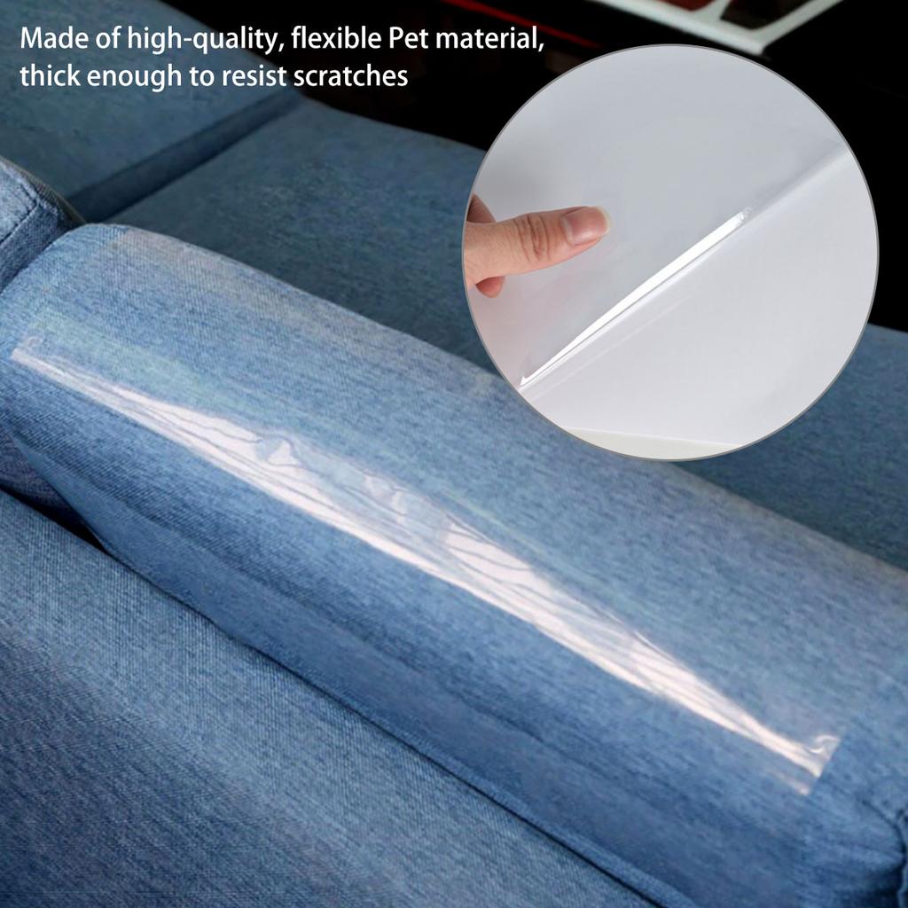 2-30Pcs Cat Scratch Tape Furniture Protectors From Cats Clear Self-Adhesive Thick Flexible Pet Training Tape for Sofa Furniture