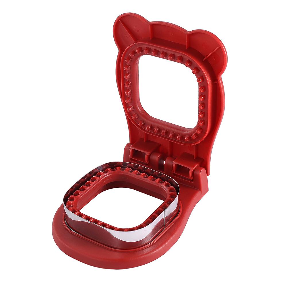 Stainless Steel Sandwich Cutting Square DTY Baking Tool with Hand Guard Household Toast Bread Mold