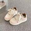 Campus Style Little White Shoes Women's New Autumn Breathable Board Shoes Versatile Students with Skirts Bread Shoes
