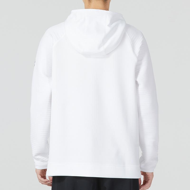 Under Armour Sweatshirts Men's White Hooded Moderate Other 1374296-100