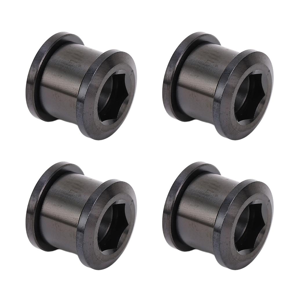 4pcs 6.5mm Mountain Cycling Chainring Bolts Alloy Chainring Bolts Single Disc Chainwheel Screw for M