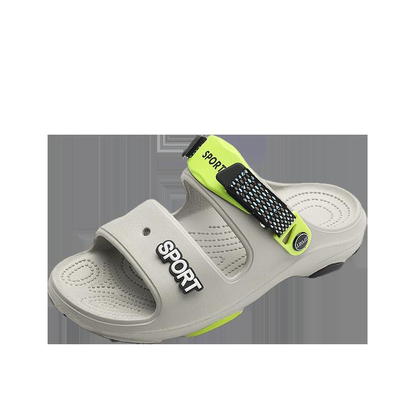 Тапочки мужские большого размера мужские летние сандалии для ходьбы по дерьму две спортивные классные тапочки для улицы модная пляжная обувь