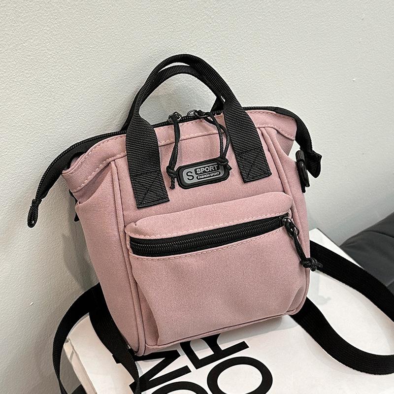 Холщовый корейский стиль мода популярный многоцелевой простой повседневный рюкзак на одно плечо с наклонным ремешком сумка для мамы