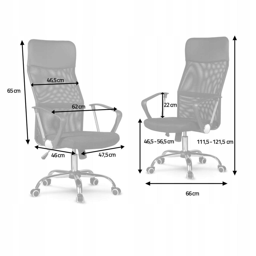 XENOS swivel chair for office, blue