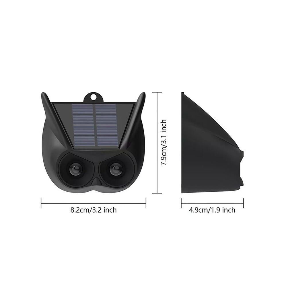 Solar Animal Repellent Device IP55 Waterproof Wild Boar Rabbit Repeller Nighttime Deer Deterrent for Fox Raccoon Coyote
