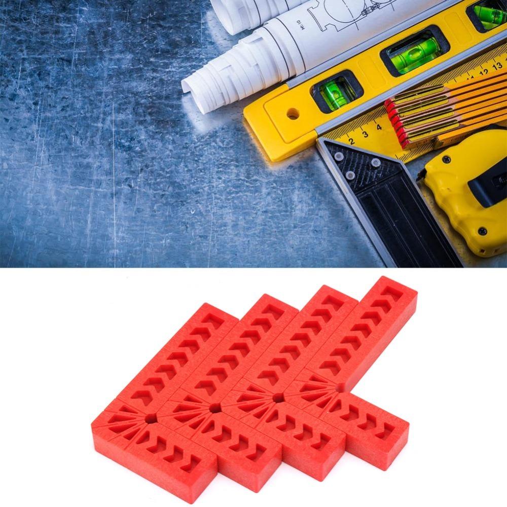 4pcs 90 Degree Right Angle Ruler L Type Angle Clamps Convenient Woodworking Tool Woodworking