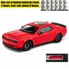 1:24 Dodge Challenger Hellcat Redeye Alloy Diecast Car Model High Simulation Ornament Toy Sound & Light Pull Back Holiday Gifts