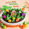 24 шт. забавная игрушка для сбора урожая моркови, игра на память, классификация цветов, соответствующие развивающие игрушки, для детей 3, 4, 5, 6 лет