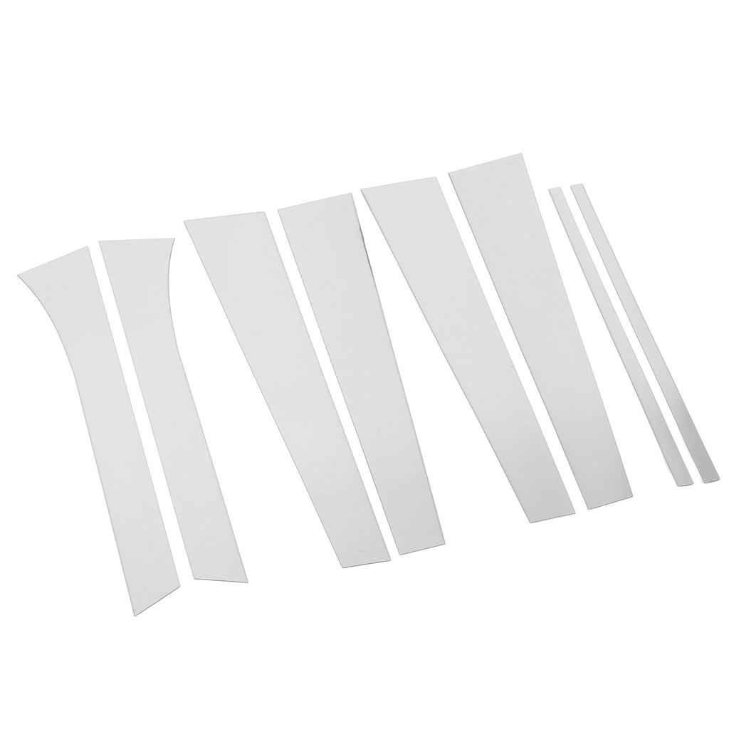 8 шт. отделка столба столба высокопрочная поликарбонатная зеркальная поверхность стиль хромированная наклейка на дверь окно столб крышка