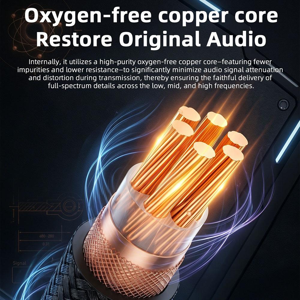 KEYSION HIFI OFC 3,5 мм на 2 RCA Аудиокабель Позолоченный Штекер Папа-Папа Стерео AUX Шнур Y-Разветвитель для Динамика Декодера Усилителя