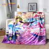 Japanese Pokemon Cute Cartoon Soft Flannel Blankets,Throw Blanket Comfortable Blanket for Picnic Beds Sofa Home Bedroom Kids