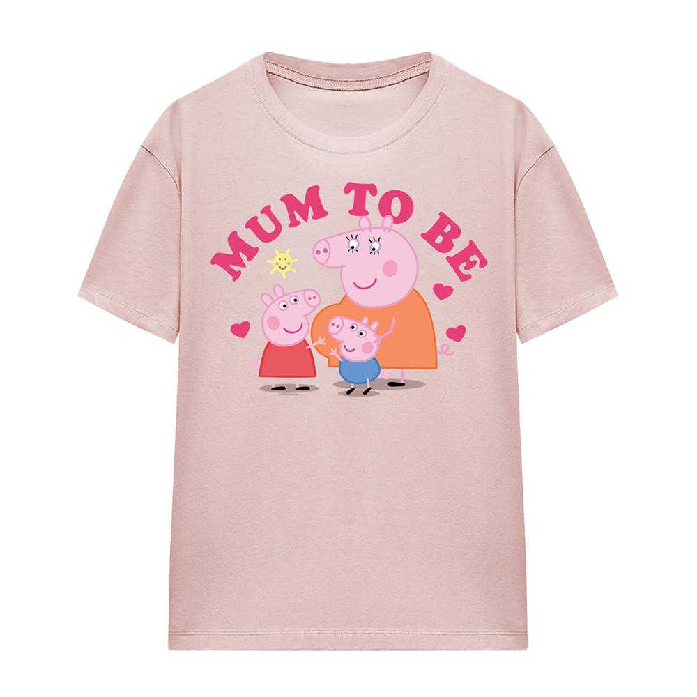 Peppa Pig Unisex Adult Mum To Be Mummy Pig T-Shirt