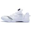 Li Ning Mage Shock Absorbing Non-Slip Wear-Resistant Low-Top Table Tennis Shoes Unisex Shoes White Black APPT003-2