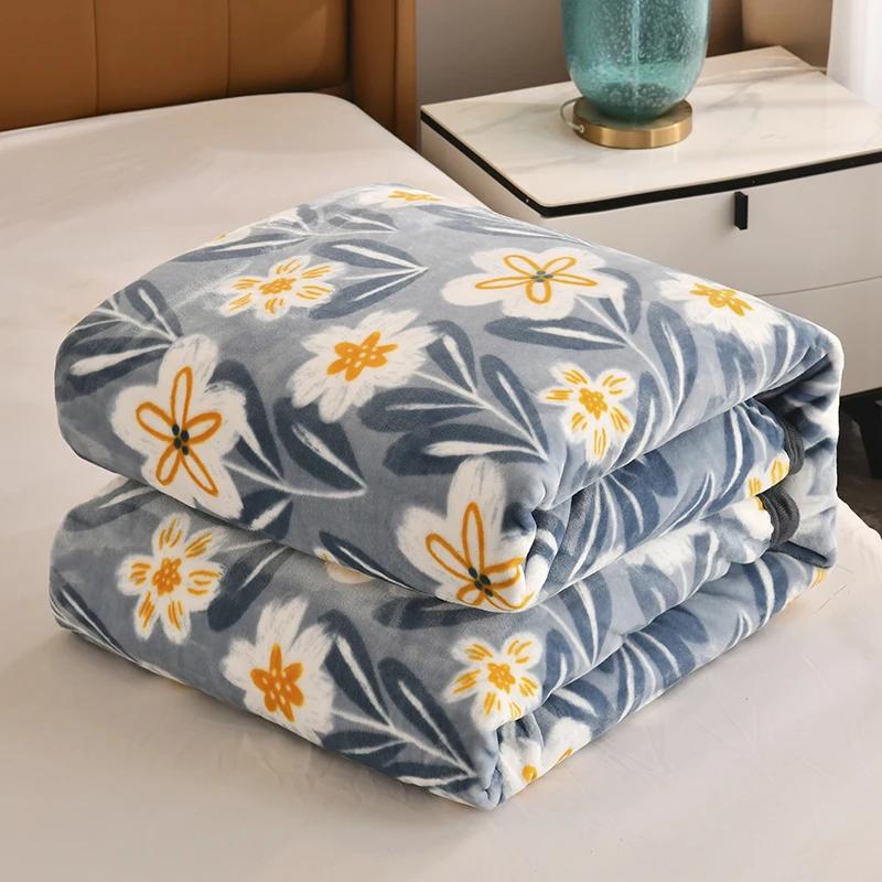 Белое цветочное одеяло, роскошное теплое, пушистое, мягкое, уютное фланелевое одеяло для дома, дивана, кресла, декоративное одеяло для спальни, кровати