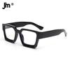 JM Square Reading Glasses, Blue Light Blocking Computer Reader for Women Men Reading Presbyopic Glasses