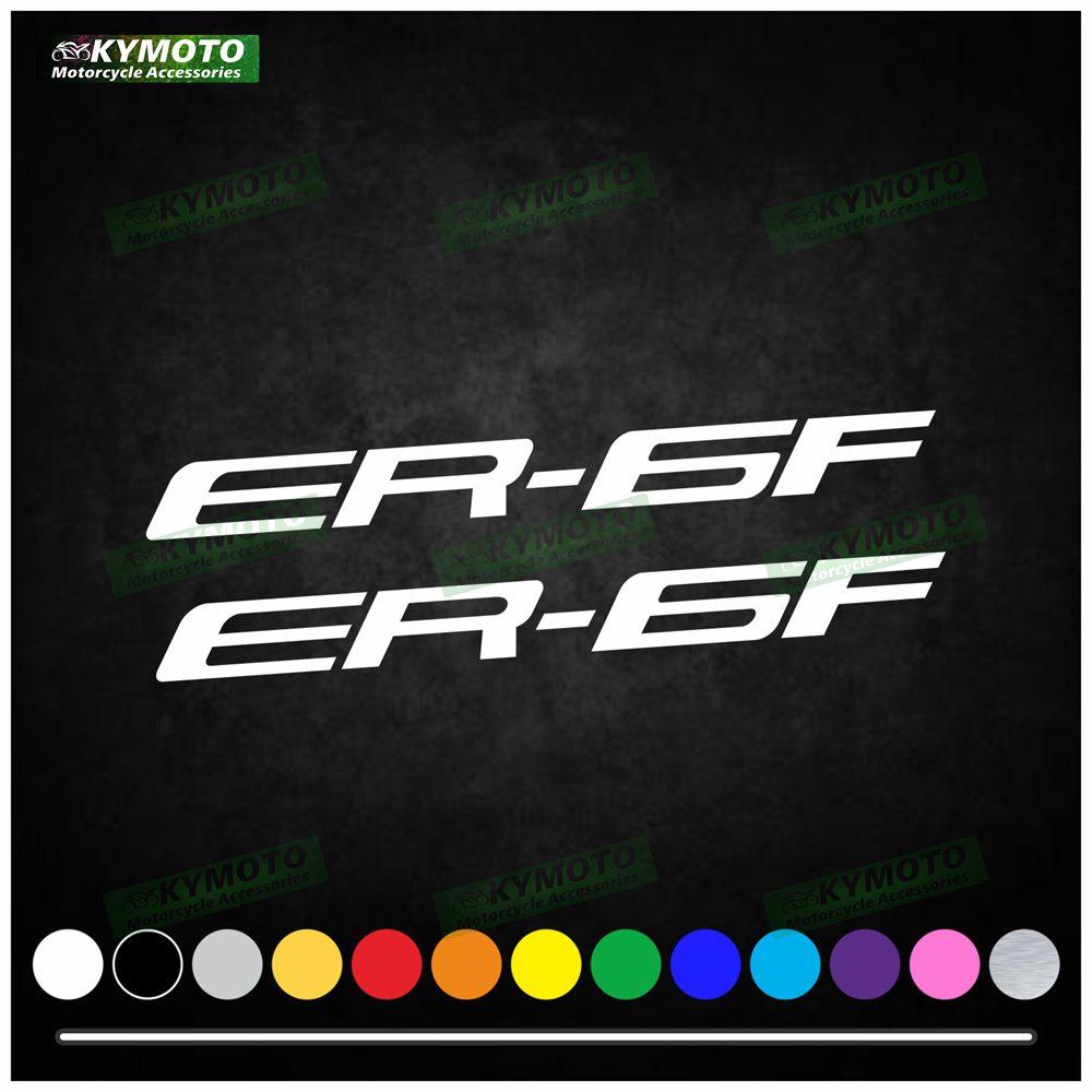 For ER-6F ER6F motorcycle accessories decals fairing decoration helmet fuel tank engine logo reflective waterproof sticker