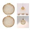 2x Pendant Lamp Shade Chandelier Light Cover Dining Room Bedroom Hotel Teahouse Decoration , Aureate