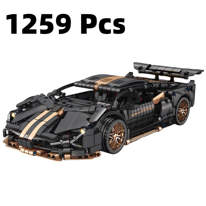 Очень популярная киберпанк версия кареты Lamborghini, модель Lego, игрушка на радиоуправлении