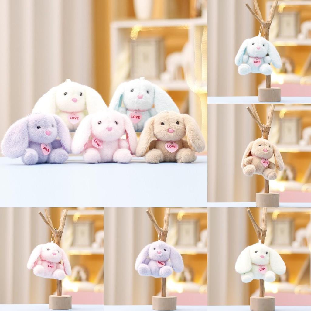 Soft And Huggable Plush Rabbit Toy Beautiful Gift For Girls Perfect For Keychains