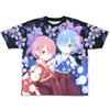 Футболка Life in Another Rem Ram Full Graphic XL ReZERO -Starting World- и двусторонняя