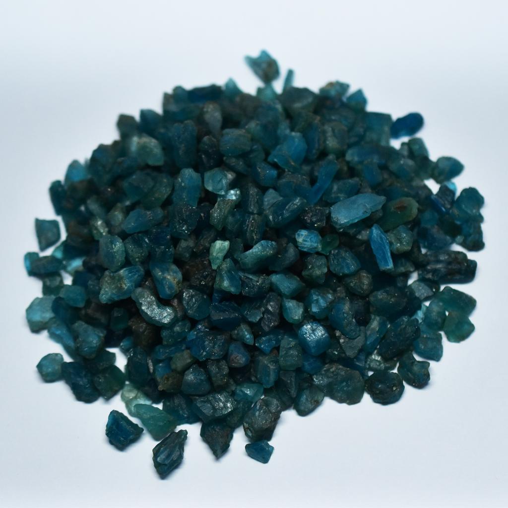 142.9 Ct Raw Apatite CERTIFIED Gemstone Natural Blue Uncut Rough Loose Gemstone