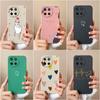 Чехол для телефона для OPPO Realme Narzo10A 20A 30A XT V15 V20 V25 V30 Fashion Love Heart противоударный защитный матовый жидкий мягкий силикон для бампера Realme