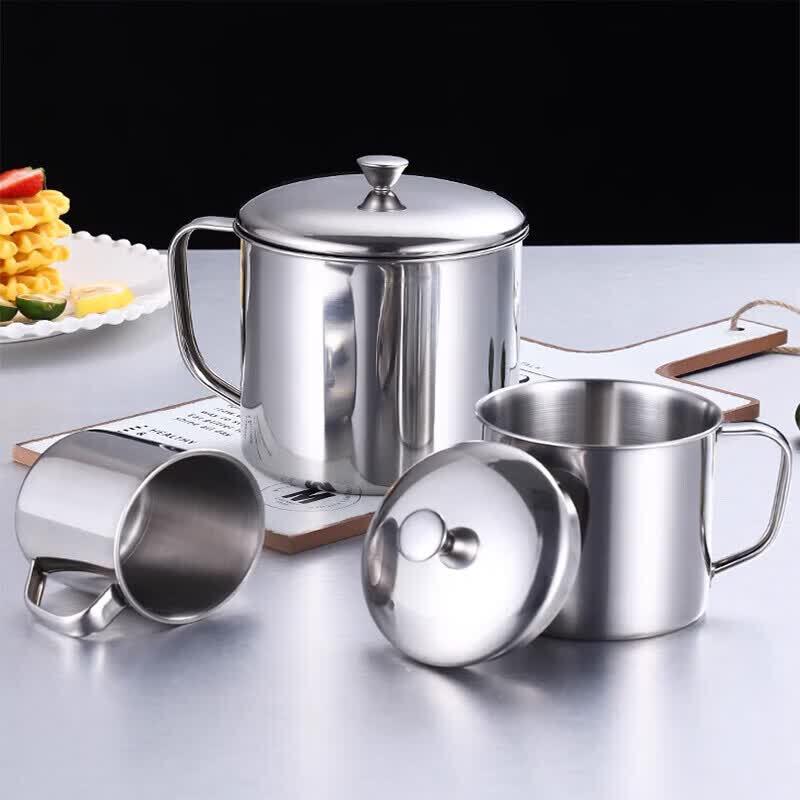 Кружка FATTBAO из нержавеющей стали 304 с ручкой