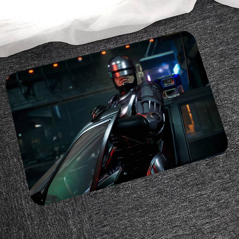 Боевик Р-Робокоп Коврик для ванной Детская комната Спальня Декорация Балкон Противоскользящий Придверный коврик Гостиная Приветственный коврик