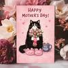 Blessing Message Mother's Day Greeting Card with the Words Invitation Card  Family Gatherings