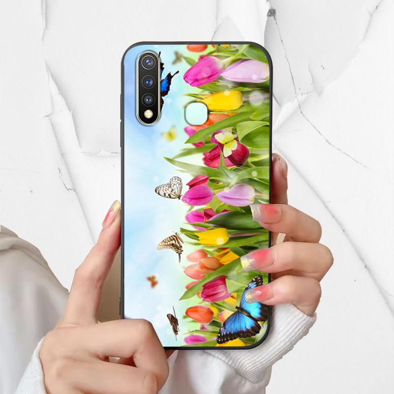 Чехол Для Vivo Y19 Y 19 Чехол Силиконовый Мягкий ТПУ Чехол Для Телефона Для Vivo Y19 1915 VIVOY19 Funda Capa Модный Ударопрочный Корпус Coque
