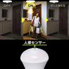 Iris Ohyama LED Light Bulb with Motion Sensor, E26 Base, 60W Equivalent, Warm White, LDR8L-H-S6