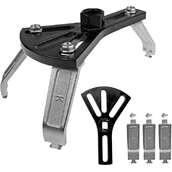 Car Fuel Pump Removal Tool, Adjustable Fuel Lid Tank Cover Collar Ring Spanner, Auto Fuel Pump Lock Ring Removal And Retall Tool, Universal 4.5" To