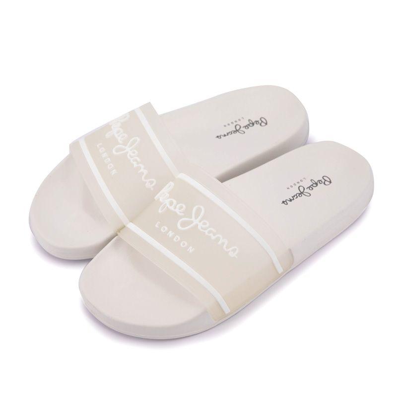 Женские шлепанцы с логотипом PEPE JEANS