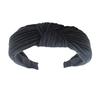 Knotted Headband for Women Fashion Knitted Fabric Hairhoop High Skull Wide Headband for Face Washing and Daily Skincare