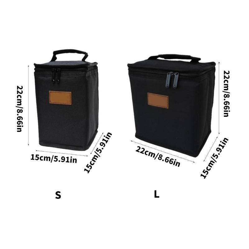 Сумка для хранения газовых баллонов для кемпинга, защитный чехол для баллонов, сумка для переноски походного фонаря для готовки и пикников