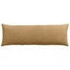 Sofa Cushions 2 Pieces Brown 120 x 40 cm Cord Fabric